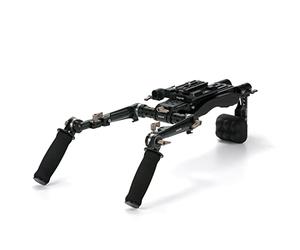 TILTA Camera Shoulder Rig avec Dual Rosette Handgrip, Dual Quick Release Baseplate et Soft Shoulder Pad, Lightweight Video Film Making System Kit pour DSLR Camera et Camcorder TA-LSR-B