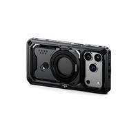 TILTA Étui Khronos pour iPhone 17 Pro, cage pour téléphone compatible avec l'iPhone 17 Pro avec cordon pour téléphone et protecteur d'écran pour vidéastes et vidéographes - Gris sidéral TK-IP17-PFC-SG