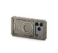 TILTA Étui Khronos pour iPhone 17 Pro, Cage pour téléphone Compatible avec l'iPhone 17 Pro, avec Cordon et Protecteur d'écran pour vidéastes et cameramen - Beige TK-IP17-PFC-BG