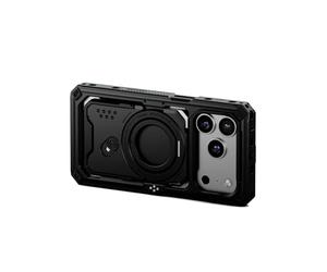 TILTA Étui Khronos pour iPhone 17 Pro, Cage pour téléphone Compatible avec l'iPhone 17 Pro, avec Cordon et Protecteur d'écran pour vidéastes et cinéastes - Noir TK-IP17-PFC-B