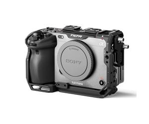 TILTA FX3 FX30 Cage Compatible avec Sony FX3 FX30, Cage de caméra complète avec Fixation de câble HDMI - Noir TA-T16-FCC-B