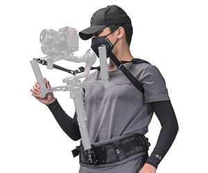 TILTA Gilet de Support de cardan léger pour DJI Ronin RS2, RSC2, RS3 et RS3 Pro avec Adaptateur réglable en Hauteur GSS-T04