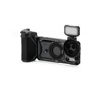 TILTA Khronos Coque iPhone 17 Pro Kit Street Snap, Cage de Téléphone Compatible avec iPhone 17 Pro avec Poignée Focus PD, Polariseur Magnétique et Panneau LED - Gris Sidéral TK-IP17-PA-SG