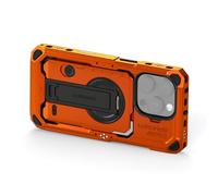 TILTA Khronos TK-IP16-PFC-O Cage de téléphone pour iPhone 16 Pro en alliage d'aluminium, stabilisateur de coque pour smartphone pour enregistrement vidéo/vlog/vidéographie - Orange