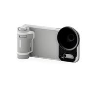 TILTA Khronos TKL-IP17-PMB-LG - Étui de téléphone compatible avec iPhone 17 Pro Max avec poignée de contrôle Lite, filtre ND et plaque arrière magnétique - Gris clair