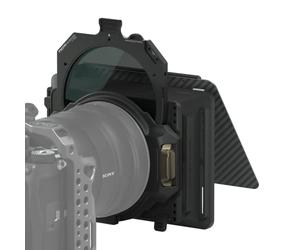 TILTA Matte Box Mirage VND Kit 95 mm Circulaire Variable ND Filtre Cadre Nucleus Nano Moteur Adaptateur, Compatible avec 4 x 5,65" Filtre pour Appareils Photo DSLR sans Miroir MB-T16-A