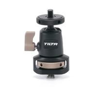 TILTA Mini Ball Head with 1/4"-20 with Locating Pins Mount for Wide Range of Camera Cages, Support Systems, and Accessories TA-MBH-1420-B