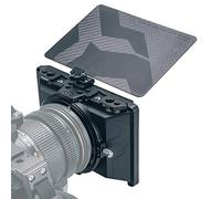 TILTA Mini Matte Box 4 x 5,65" Cadre de Filtre pour appareils Photo Reflex numériques sans Miroir, Pare-Soleil avec Anneau Adaptateur d'objectif 67 mm/72 mm/77 mm/82 mm Support de Tige 15 mm MB-T15