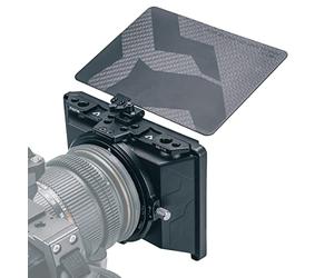 TILTA Mini Matte Box 4 x 5,65" Cadre de Filtre pour appareils Photo Reflex numériques sans Miroir, Pare-Soleil avec Anneau Adaptateur d'objectif 67 mm/72 mm/77 mm/82 mm Support de Tige 15 mm MB-T15