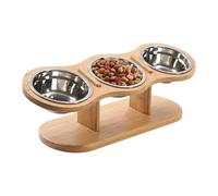 Tilted Elevated Bowl, Raised Slow Feeder Cat Bowl 15° Tilt, Anti-Vomiting Design for Small Dogs and Cats, Non-Slip Stand, Elevated Feeding for Comfort and Health, 16,54 x 5,51 x 5,51 in