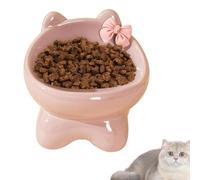 Tilted Tall Pet Feeding Dish, Non-slip Pet Feeding Bowl, Anti Vomit Cat Bowls, Indoor Cat Feeding Bowl, Comfortable Feeding Position Best Tilted Dog Bowl Non-slip Feeding Bowl for Cats and Dogs