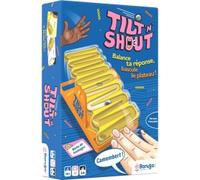 Bandjo - Jeu d'ambiance Tilt'N Shout - Équipe, rapide, plateau à bascule - Multicolore 10+