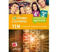 TIM 4e / 3e : Cahier d'activités - Olivier Duhappart - Educagri - broché - Scolaire / Universitaire