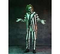 TIM BURTON FIGURINE BEETLEJUICE ULTIMATE STRIP SUIT 18cm NECA
