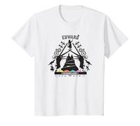 Tim Burton's Edward Scissorhands Kim Ice Sculpture T-Shirt, Enfant, Blanc, 4 Ans