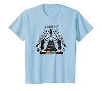 Tim Burton's Edward Scissorhands Kim Ice Sculpture T-Shirt, Enfant, Bleu Céleste, 4 Ans