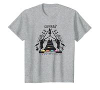 Tim Burton's Edward Scissorhands Kim Ice Sculpture T-Shirt, Enfant, Gris Chiné, 4 Ans