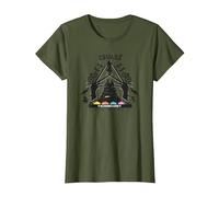 Tim Burton's Edward Scissorhands Kim Ice Sculpture T-Shirt, Femme, Olive, XS