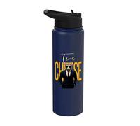 Tim Cheese - Souris drôle d'agent secret Brainrot Slang Gaming Stainless Steel Insulated Water Bottle