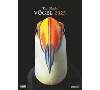 Tim Flach: Vögel 2025 - Posterkalender von DUMONT- Vogel-Porträts von Tim Flach - Poster-Format 50 x 70 cm
