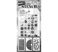 Tim Holtz #59 Lot de 3 mini pochoirs superposés