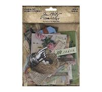Tim Holtz Ephemera Pack Memoir Artisanat en Papier, Multicolore