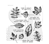 Tim Holtz Cling Stamps 7"X8.5"-Nature's Wonder