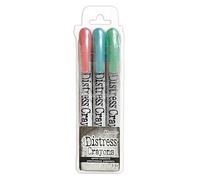 Tim Holtz Distress Crayon Pearl Set-Holiday Set #6