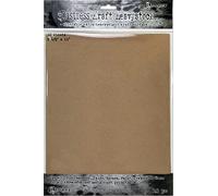 Tim Holtz Distress Kraft Heavystock 10/Pkg-8.5"X11"