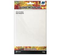 Tim Holtz Dura-Lar Lot de 10 cartouches d'encre à alcool Transparent 12,7 x 17,8 cm