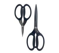 Tim Holtz - Ensemble de ciseaux de qualité supérieure | Antiadhésif Micro-dentelé Multi-Cutter 17,8 cm et Ciseaux en titane 24,1 cm