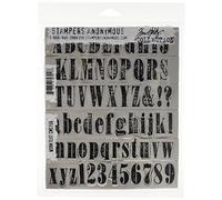Tim Holtz Ensembles des tampons de Cling, Outils de Tampon en Caoutchouc Anonymous Artful