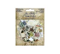 Tim Holtz Field d'identification Ephemera SNIPPETS, Notes de Terrain, Taille unique, Set de 134 Pièces