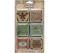 Tim Holtz Idea-Ology 94128 Boîte en étain Argenté