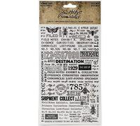 Tim Holtz idea-ology Advantus Reste Rubs Idea-OL Lot de 2 Feuilles, spécimen, Taille unique
