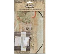 Tim Holtz Idea-Ology Travel IDEA-OL Lot de 3 cahiers avec couverture en plastique Taille unique