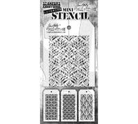 Tim Holtz Lot de 3 mini pochoirs à couches #60