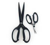 Tim Holtz Lot de ciseaux de qualité supérieure | Ciseaux en titane de 24,1 cm et cisaille de mercerie de 12,7 cm avec boîte de rangement