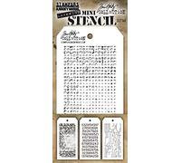 Tim Holtz - Mini pochoir Anon - Taille unique