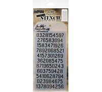 Tim Holtz - Pochoir Anon - Chiffres - Taille unique