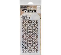 Tim Holtz Pochoir Flames - Matériau synthétique - 28,3 x 11,5 x 0,1 cm