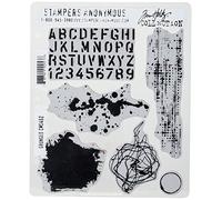 Tim Holtz - Stampers Anon CLING RBBR TAMPONS GRUNGED, Taille unique