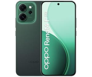 TIM OPPO Reno14 F 5G 6.57" Double SIM Android 15 USB Type-C 8 Go 256 Go 6000 mAh Vert