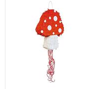 TIM & PUCE FACTORY PIÑATA À Tirer Champignon AMANITE 40CM Rouge