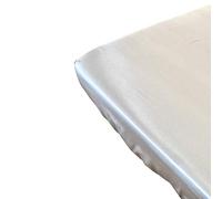 Tim & Tam Mane Drap-housse en satin pour lit de bébé Gris