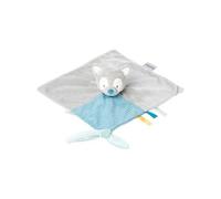 NATTOU Doudou Plat Loup Attache pour Sucette, 27 x 27 cm, Tim et Tiloo, Beige, 498128, Gris