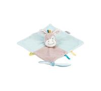 Nattou Mini doudou plat Cheval Tim et Tiloo – Attache sucette – 27 x 27 cm – Beige