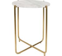 Timba Table d'appoint marbre blanc