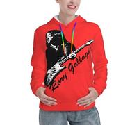 Timbaillery Rory Singer Gallagher Sweat à capuche pour femme - Décontracté à manches longues - Cadeau de fan de musique rock vintage - Pull chaud pour concerts, streetwear et style quotidien, In-5, M