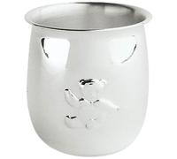 Timbale Ourson personnalisable (métal argenté)